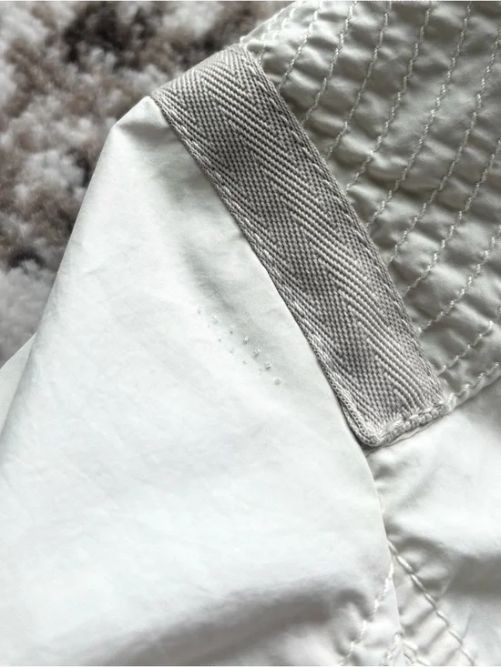 Vintage CNC Costume National White Asymmetric Zip Moto/Windbreaker Jacket - Picture 11 of 12